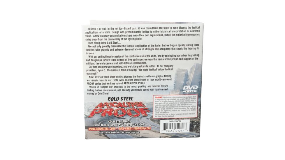 Cold Steel Apocalypse Proof &amp; Astounding Sword Proof DVD Wallet, CS-VDAPOX