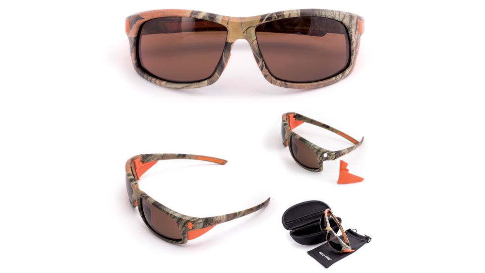 Cold Steel Battle Shades Mark I Sunglasses, Camo Frame, Brown Lens, CS-EW12