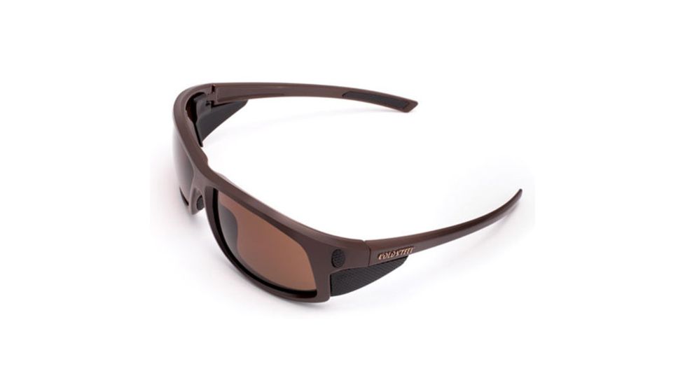Cold Steel Battle Shades Mark I Sunglasses,Dark Matte Brown,Brown Lens EW13M