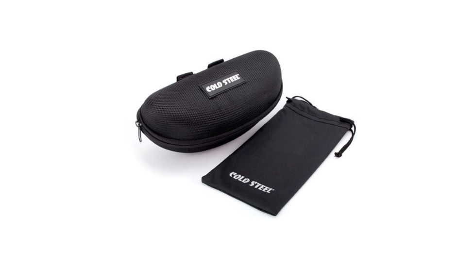 Cold Steel Battle Shades Mark II Sunglasses,Black Gloss Frame,Gray Lens EW21