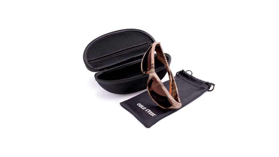 Cold Steel Battle Shades Mark II Sunglasses,Camo Frame,Brown Lens EW22