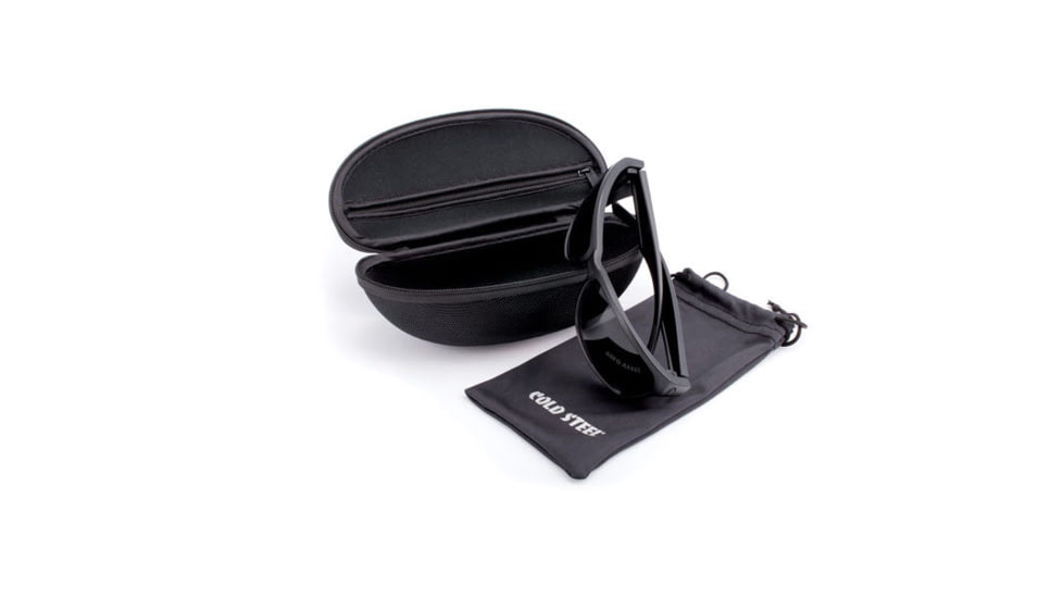 Cold Steel Battle Shades Mark III Sunglasses,Black Matte Frame,Gray Polarized Lens EW31MP