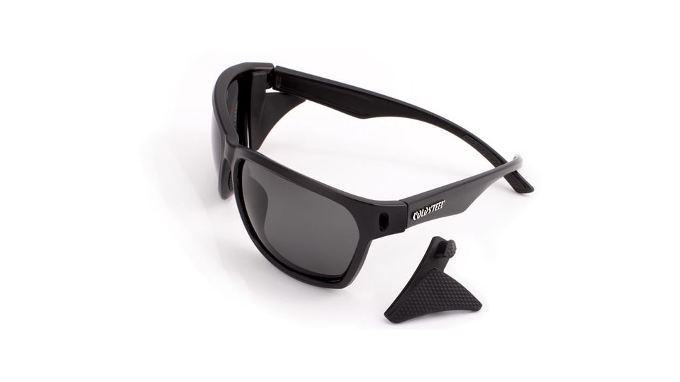 Cold Steel Battle Shades Mark III Sunglasses, Black Matte Frame, Gray Polarized Lens, CS-EW31MP