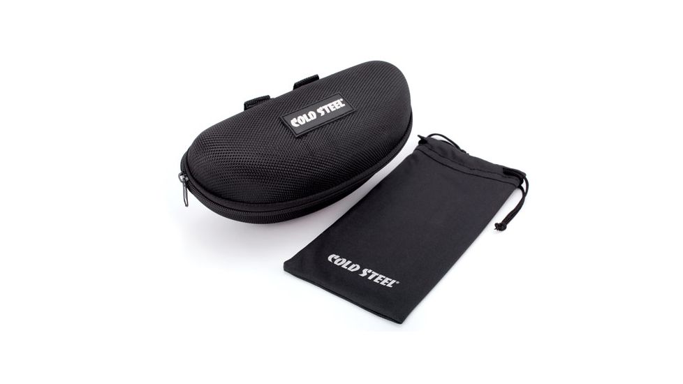 Cold Steel Battle Shades Mark III Sunglasses, Black Matte Frame, Gray Polarized Lens, CS-EW31MP