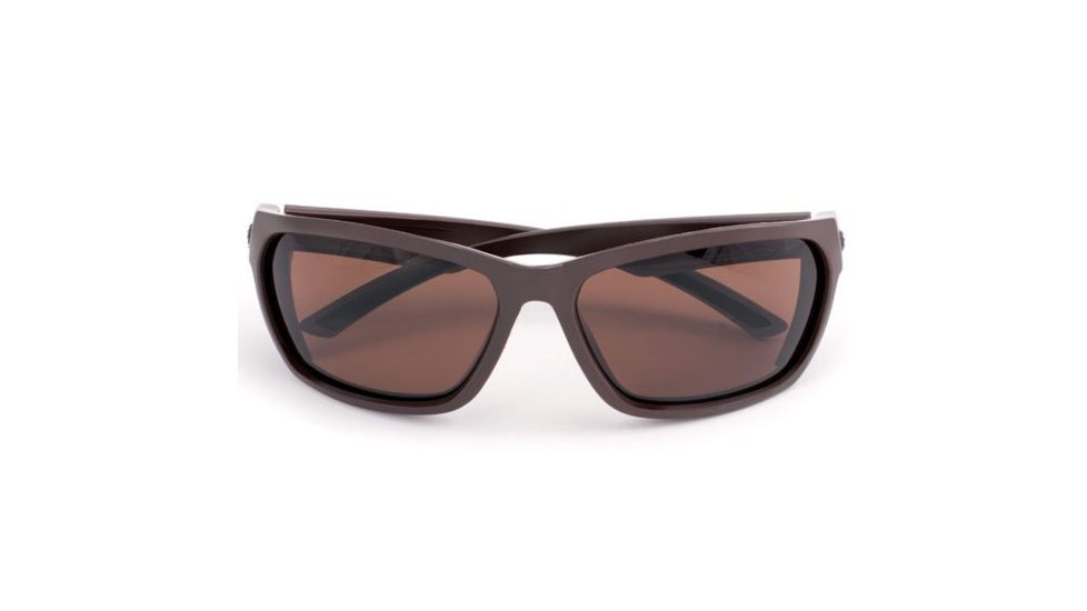 Cold Steel Battle Shades Mark III Sunglasses,Dark Matte Brown Frame,Brown Lens EW33M