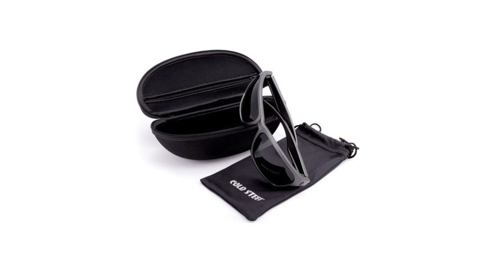 Cold Steel Battle Shades Mark III Sunglasses,Storm Matte Gray Frame,Gray Lens EW34M