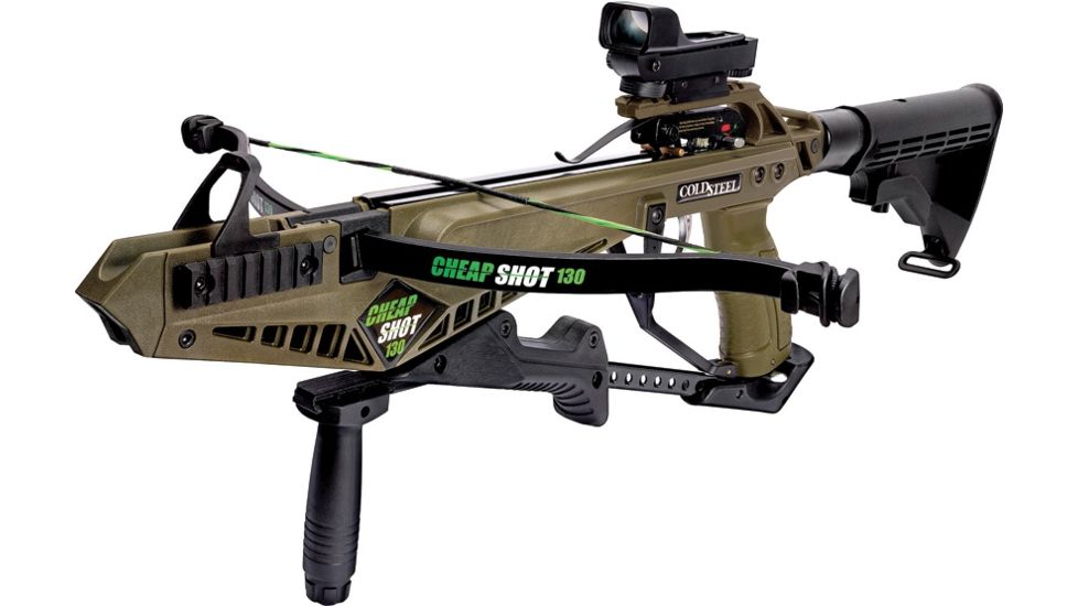 Cold Steel Cheap Shot 130 Crossbow Kit, Carbon Steel, CS-CS13