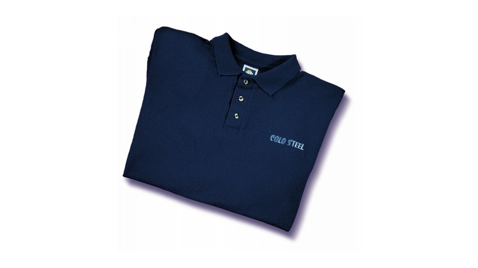 Cold Steel Embroidered Polo Shirt Navy, Extra Large, CS-TPB3