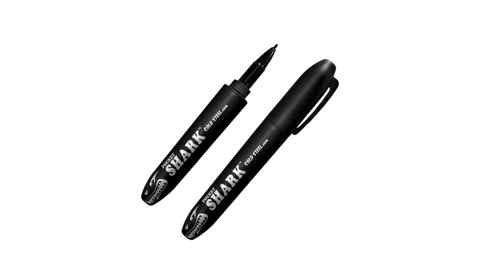 Cold Steel Pocket Shark Felt Tip Pen, Black, CS-91SPB