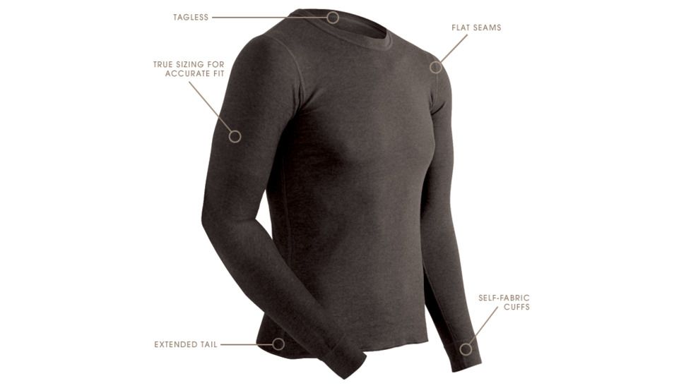 Coldpruf Performance Mens Top Blk Lg 98A LG BLK