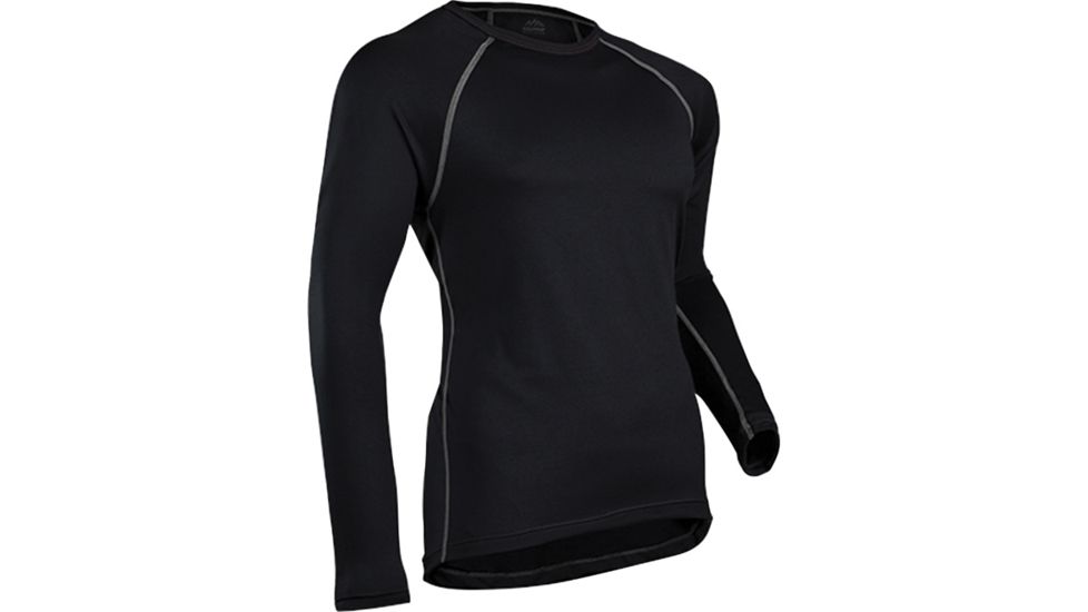 Coldpruf Quest Mens Crew Black Md 82AMBK