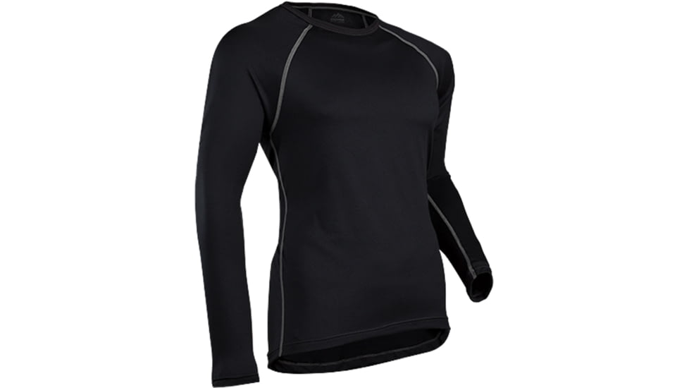 ColdPruf Quest Performance Crew Baselayer - Men's, 2XL, Black, 1410567