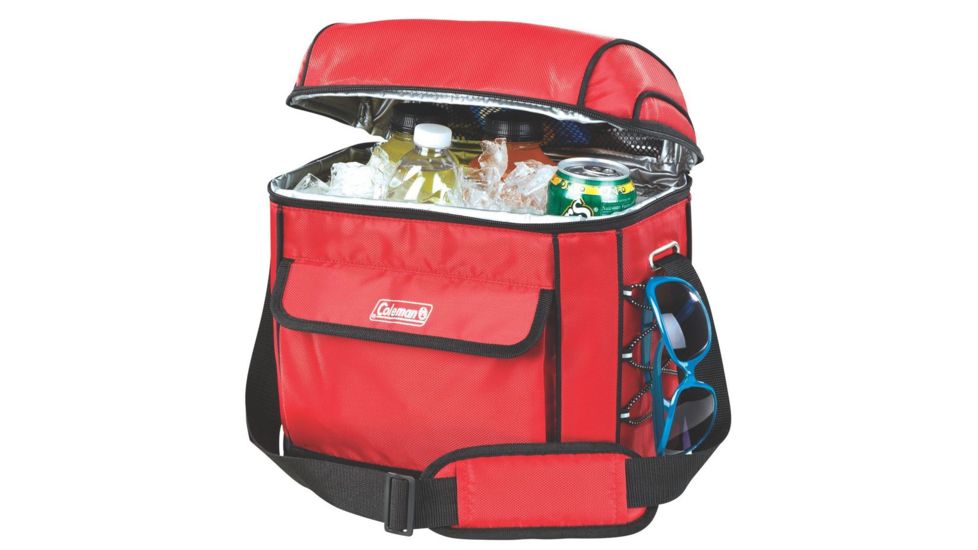 Coleman 16 Can Urban Soft Cooler W/ Removable Plastic Liner, Red 3000002173