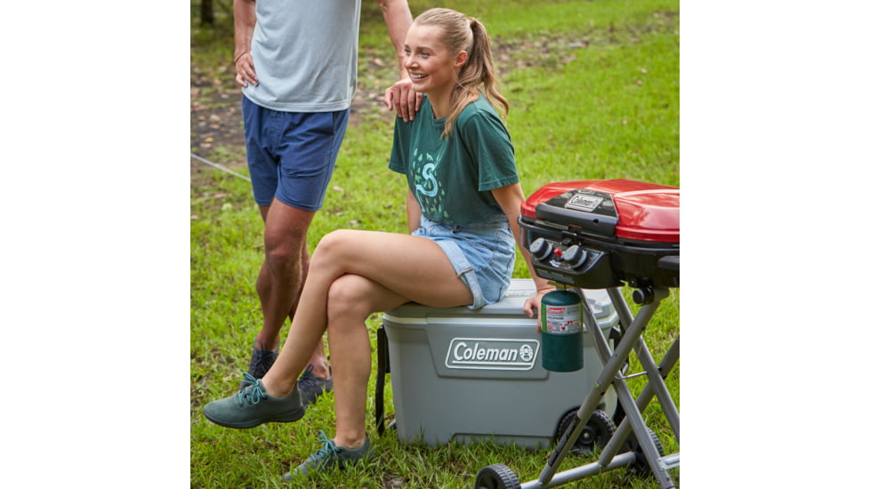 Coleman 316 Series 62-Quart Wheeled Hard Cooler - Ship In Own Container, Rock Gray/White/Rock Gray, CM1010810001-5