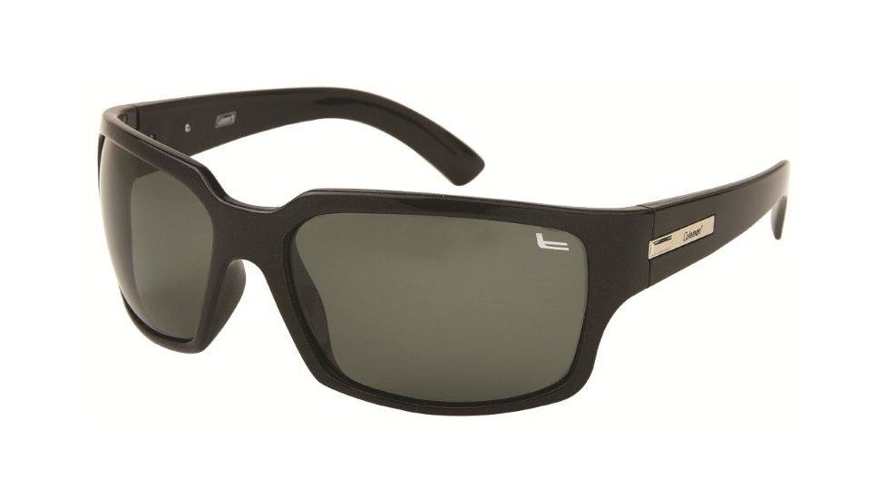 Coleman 6003 Polarized Sunglasses - Black Frame, Smoke Lenses CC1 6003-C1