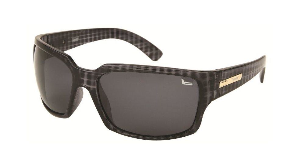 Coleman 6003 Polarized Sunglasses - Black Stripes  Frame, Smoke Lenses CC1 6003-C3