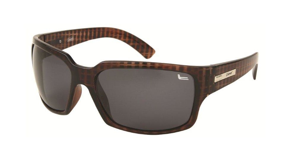 Coleman 6003 Polarized Sunglasses - Brown Stripes Frame, Brown Lenses CC1 6003-C2