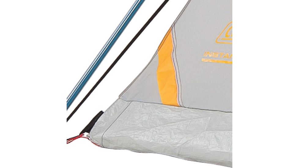 Coleman Flatiron 3-Person Instant Dome Tent W/ Integrated Rainfly, Blue / Gray, 7 x 7 ft 2000024692