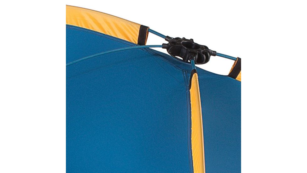 Coleman Flatiron 4-Person Instant Dome Tent W/ Integrated Rainfly, Blue / Gray, 8 x 7 ft 2000024693