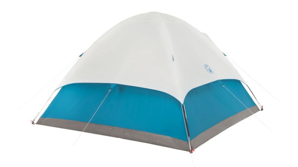 Coleman Longs Peak Fast Pitch 6-Person Dome Tent W/ Rainfly, Blue, 10 x 10  ft 2000019416