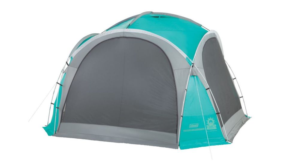 Coleman Mountain View Screendome Shelter, Center Height 7 ft 6 in, Teal / Gray, 12 ft x 12 ft 2000024748
