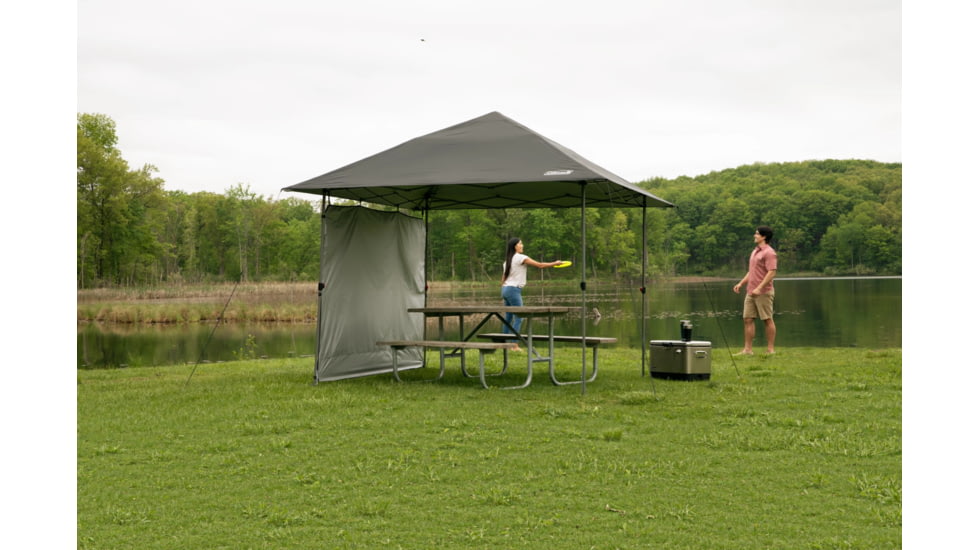 Coleman Oasis Lite Onepeak 10x10ft Canopy, Sun Wall Back, CM101031001-4