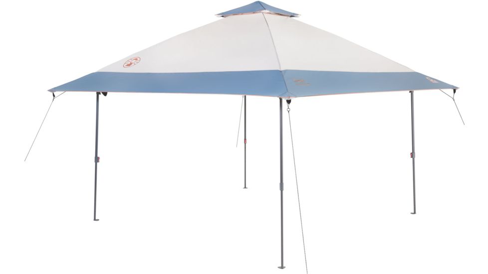 Coleman Outdoor All Night 13 x 13 Instant Lighted Eaved Shelter-Blue/White