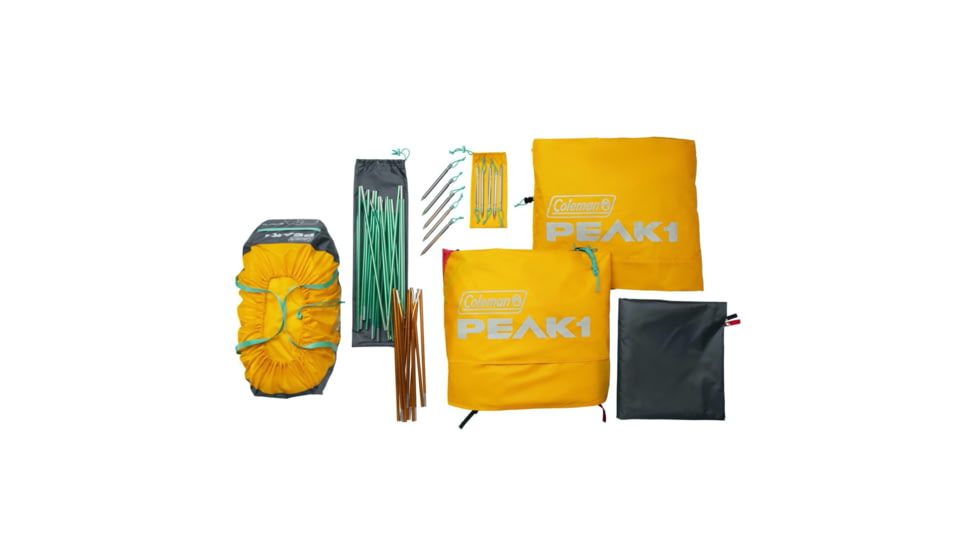 Coleman PEAK1 Backpacking Tent - 4 Person, Dark Stone, CM1010110021-17