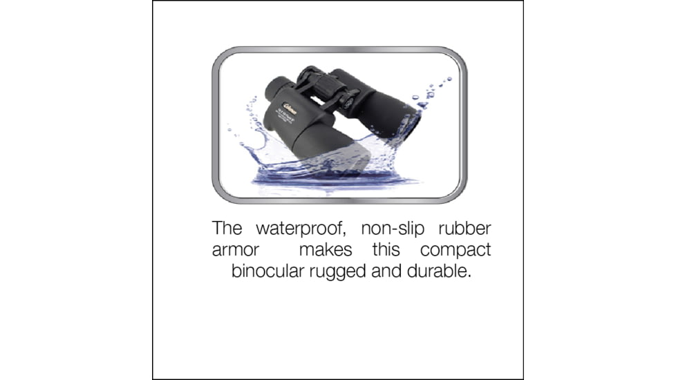 Coleman Signature 7x50 Waterproof Porro Prism Binoculars, Black CS750WP