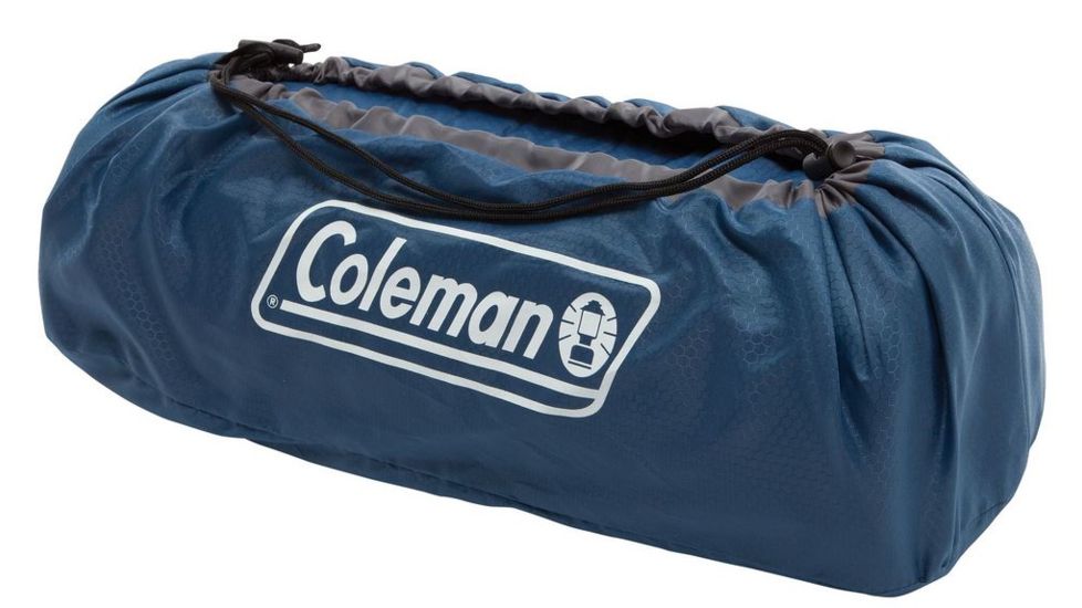 Coleman Silverton Sim Tall Self Inflating Camp Pad, Attached Storage Bag, Blue, Inflated - 76 x 22 x 1.5 in, 2000036352