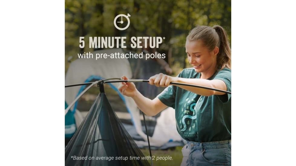 Coleman Skydome Tent 10 Person Blue Nights 5 Minute Setup