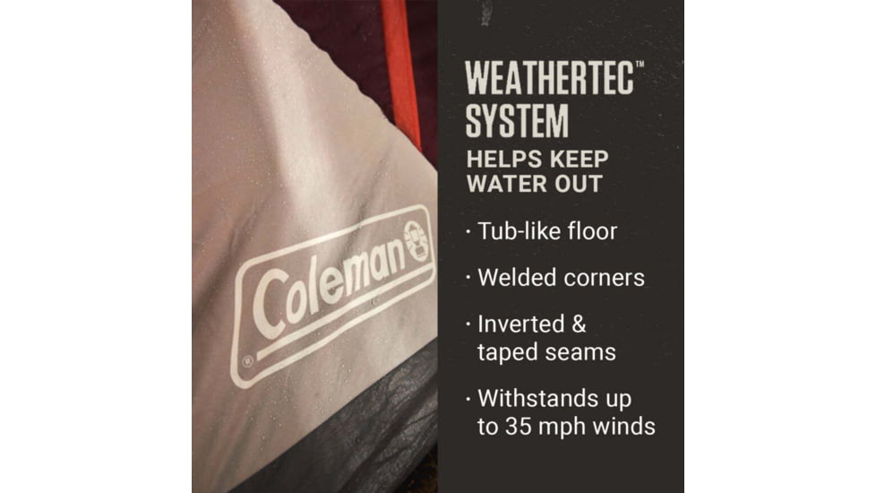 Coleman Skylodge Tent 10 Persn Blackberry W/screen Room