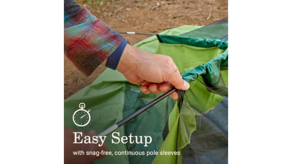 Coleman Sundome Camping Tent - 4 Person, Spruce Green, CM1010110021-20