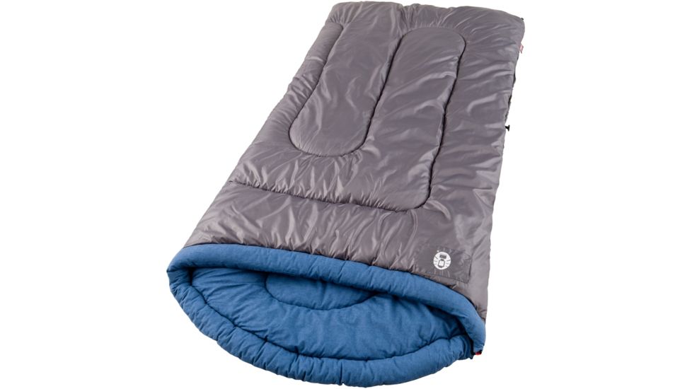 Coleman Weather Scoop 39in. x 84in. Sleeping Bag, White Water Cool Weather 187525