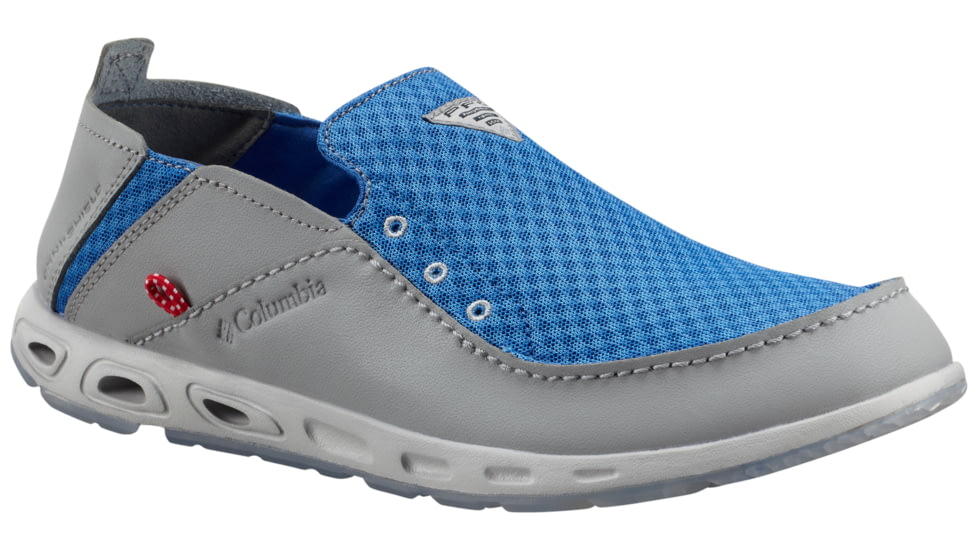 Columbia Bahama Vent Marlin PFG Watersport Shoe - Men's-Vivid Blue/ Grey-Medium-13
