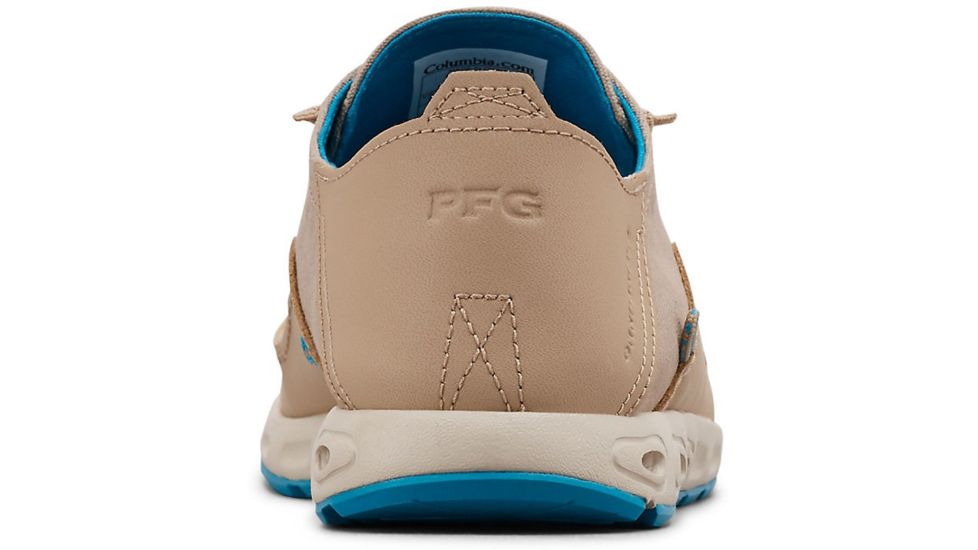 Columbia Bahama Vent Relaxed PFG Boat Shoes - Mens, Oxford Tan, Modern Turq, Medium, 9, 1661511212-9
