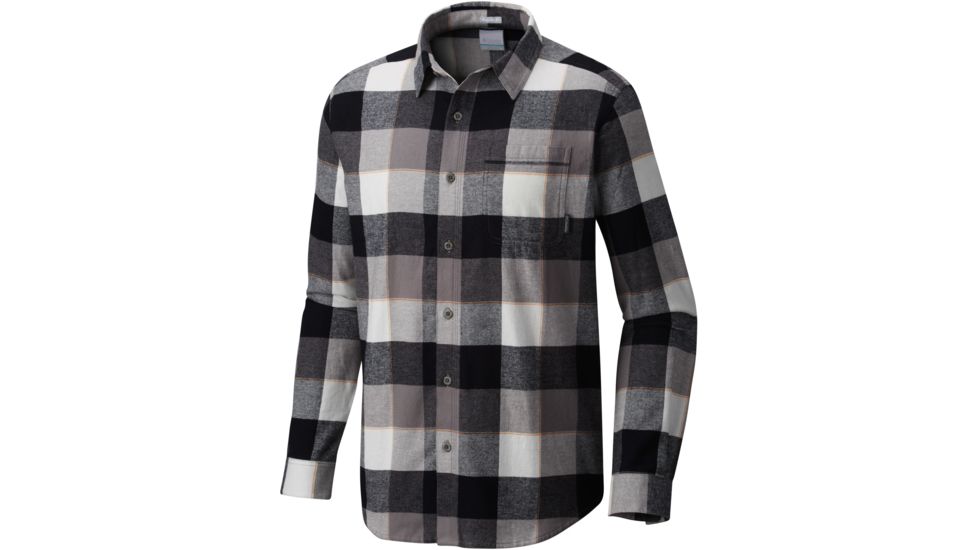 Columbia Boulder Ridge Long Sleeve Flannel Shirt - Men's-Boulder Check-X-Large