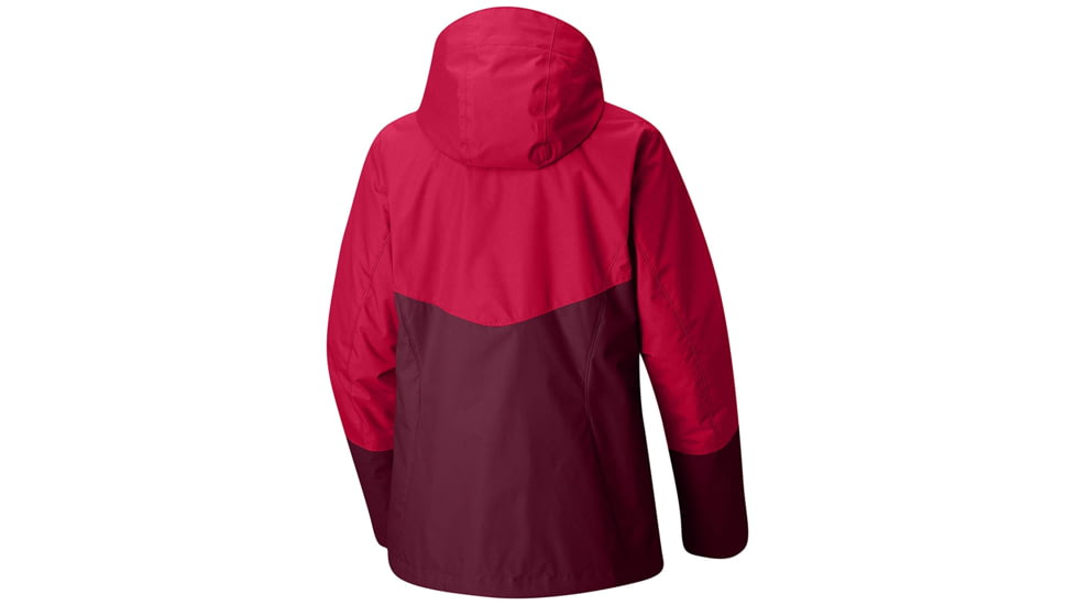 Columbia Bugaboo II Fleece Interchange Jacket, Rich Wine, Red Mercury, 1X - Womens, 1799243624-1X