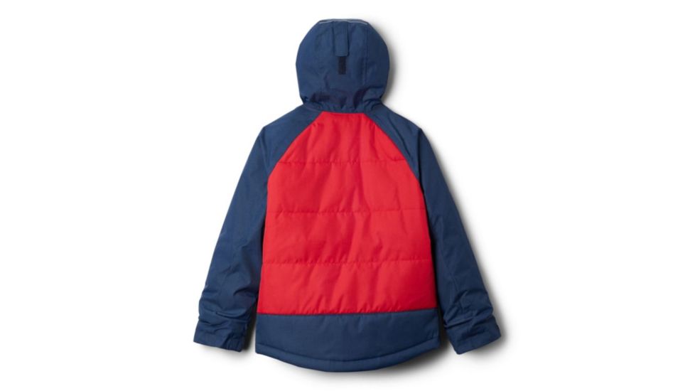 Columbia Casual Slopes Jacket - Boys, Mountain Red Heather, Coll Navy Heather, Small, 1801301613-S