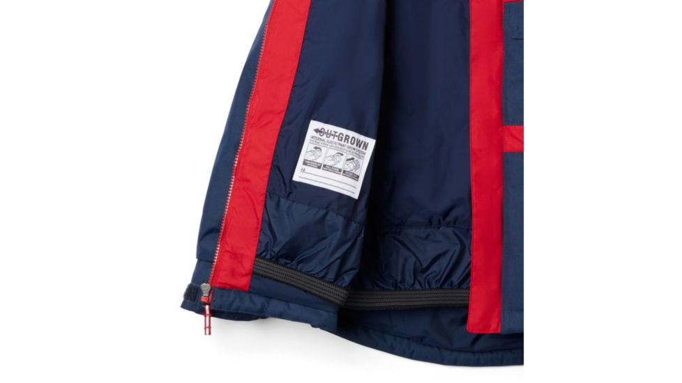 Columbia Casual Slopes Jacket - Boys, Mountain Red Heather, Coll Navy Heather, Small, 1801301613-S