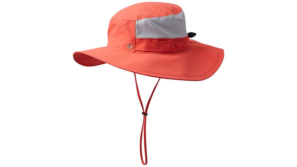 Columbia Coolhead II Zero Booney Hat - Unisex, Red Coral, One Size, 1840121633-One Size