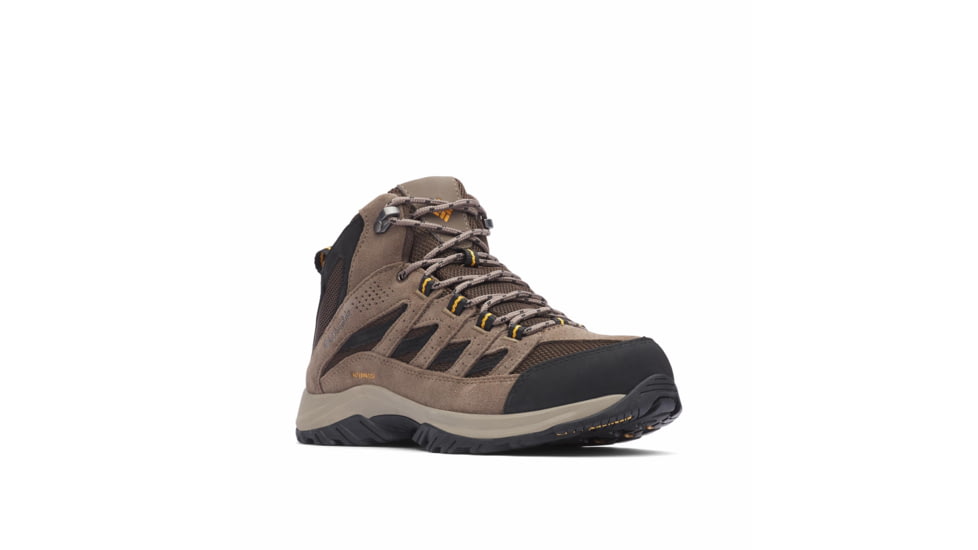 Columbia Crestwood Mid Waterproof Hiking Boot - Mens, Cordovan/Squash, 11.5, 176ovah8
