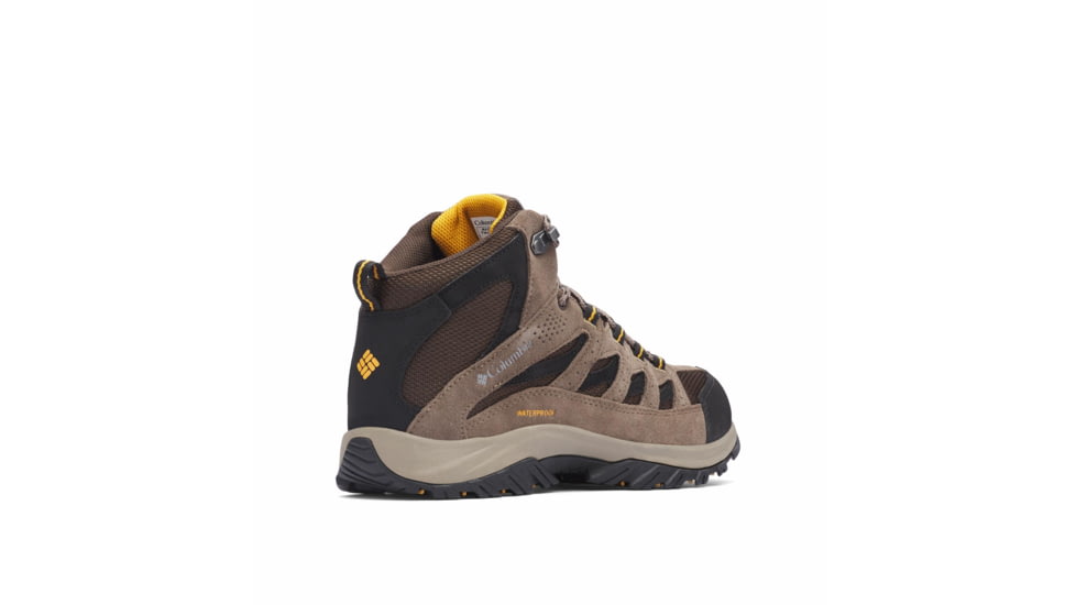 Columbia Crestwood Mid Waterproof Hiking Boot - Mens, Cordovan/Squash, 11.5, 176ovah8