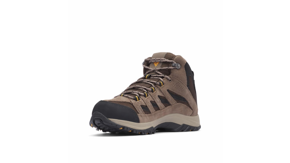 Columbia Crestwood Mid Waterproof Hiking Boot - Mens, Cordovan/Squash, 11.5, 176ovah8