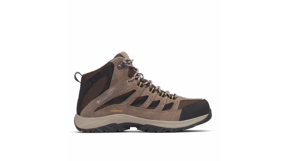 Columbia Crestwood Mid Waterproof Hiking Boot - Mens, Cordovan/Squash, 11.5, 176ovah8