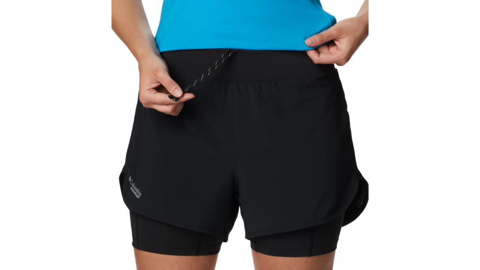 Columbia Endless Trail 2n1 Short - Womens, Black, L, 2031841-010-L-3