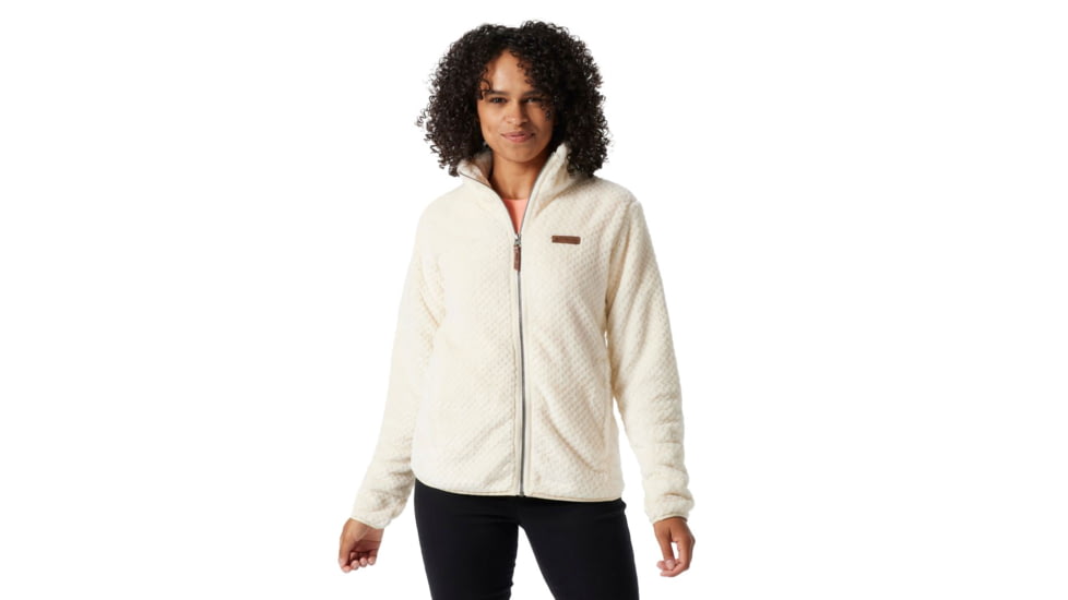 Columbia Fire Side II Sherpa Full Zip Fleece - Womens, Chalk, Medium, 1819791191ChalkM