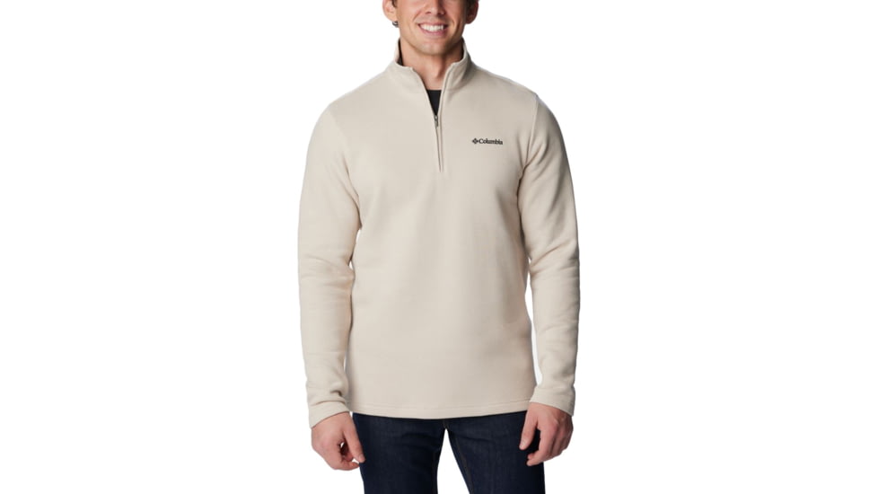 Columbia Great Hart Mountain III Half Zip Sweatshirt - Mens, Dark Stone Heather, Large, 1625231279DrkStnHthL