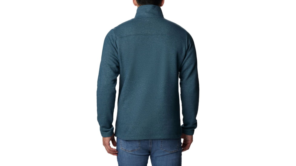 Columbia Great Hart Mountain III Half Zip Sweatshirt - Mens, Night Wave Heather, Large, 1625231414NgtWveHthL