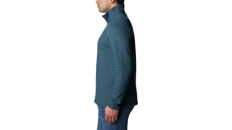 Columbia Great Hart Mountain III Half Zip Sweatshirt - Men's, Night Wave Heather, Large, 1625231414NgtWveHthL